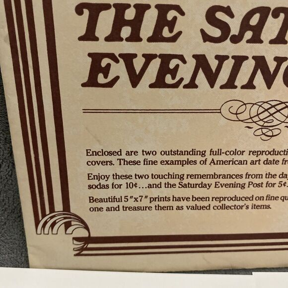 Covers From The Saturday Evening Post Fighting For Fun A Hanging Matter Lithos - Picture 5 of 15